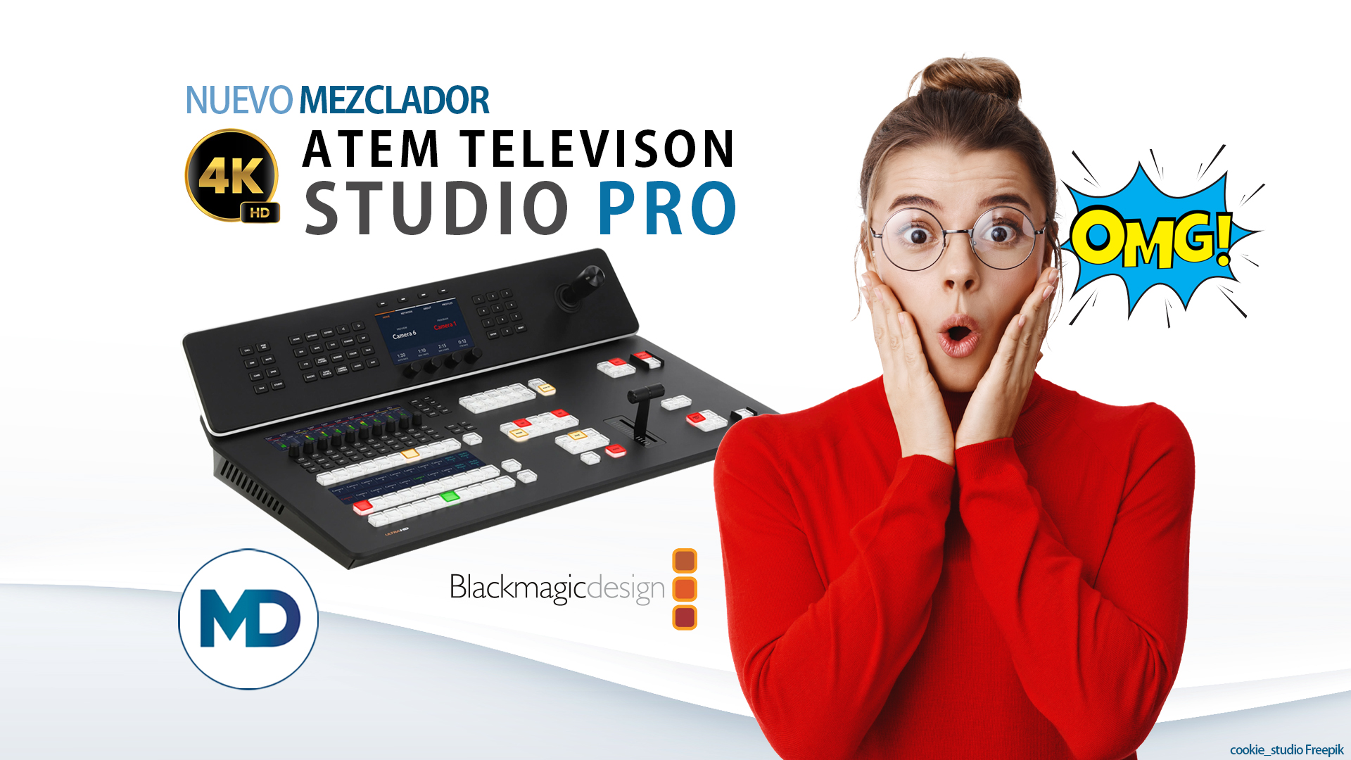 Mezclador Atem Television Studio Pro 4K